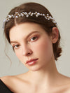 Sparkly Luxury Rhinestone Pearl Headband for Women, HP03