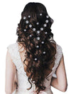 Handmade Rhinestone U-shaped Clip Dirty Braid Hair Accessories Flash Diamond Hair Fork for Women, HP535