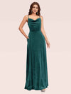Sexy Velvet Spaghetti Straps Long Bridesmaid Dresses Online