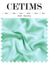 Soft Satin Fabric Swatch Mint-Green