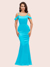 Elegant Cold Shoulder Mermaid Soft Satin Bridesmaid Dresses Online