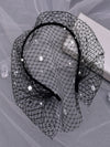 Elegant Simple Diamond Vintage Bird Cage Style Bridal Veil, VA12