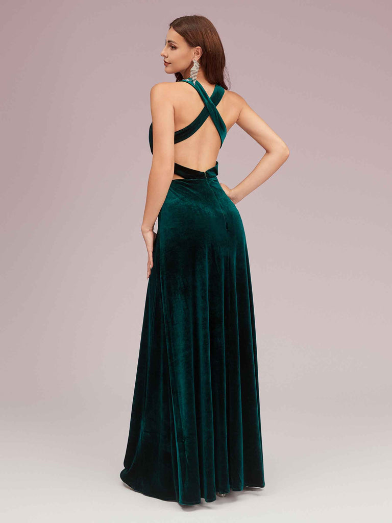 cetims bridesmaid dresses Soft Satin One Shoulder Side Slit Silky Long Mermaid Bridesmaid Dresses Online For Sale