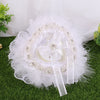 White Heart Shaped Lace Ring Box For Brides And Groom, JZH-5882