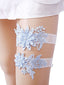 Lace Bridal Garter /Blue Wedding Garter/ Floral Garter Elegant Garter/ Women's Wedding Garter/ Sexy Lace Garter