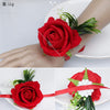 New Rose Corsage Wedding Men Groomsmen Brooch Outdoor Party Decoration, CG6688