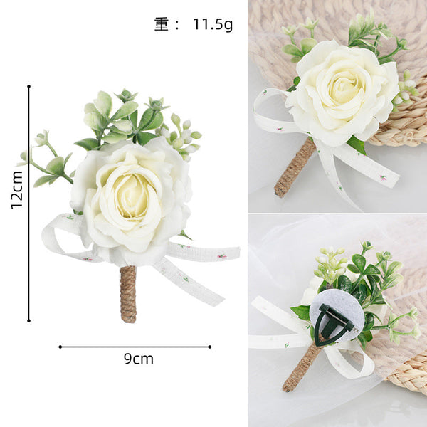 New Style Wedding Boutonniere Groomsmen Brooch, CG6723