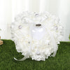 PE Foam Rose Flower Heart Shape Ring Pillow Wedding Ring Box, JZH-5799