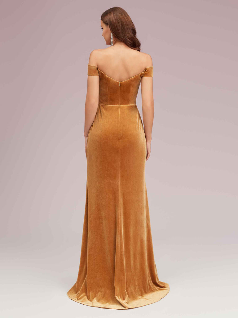 bronze velvet bridesmaid dress Where to Find Velvet Bridesmaid Dresses + How to Style Them