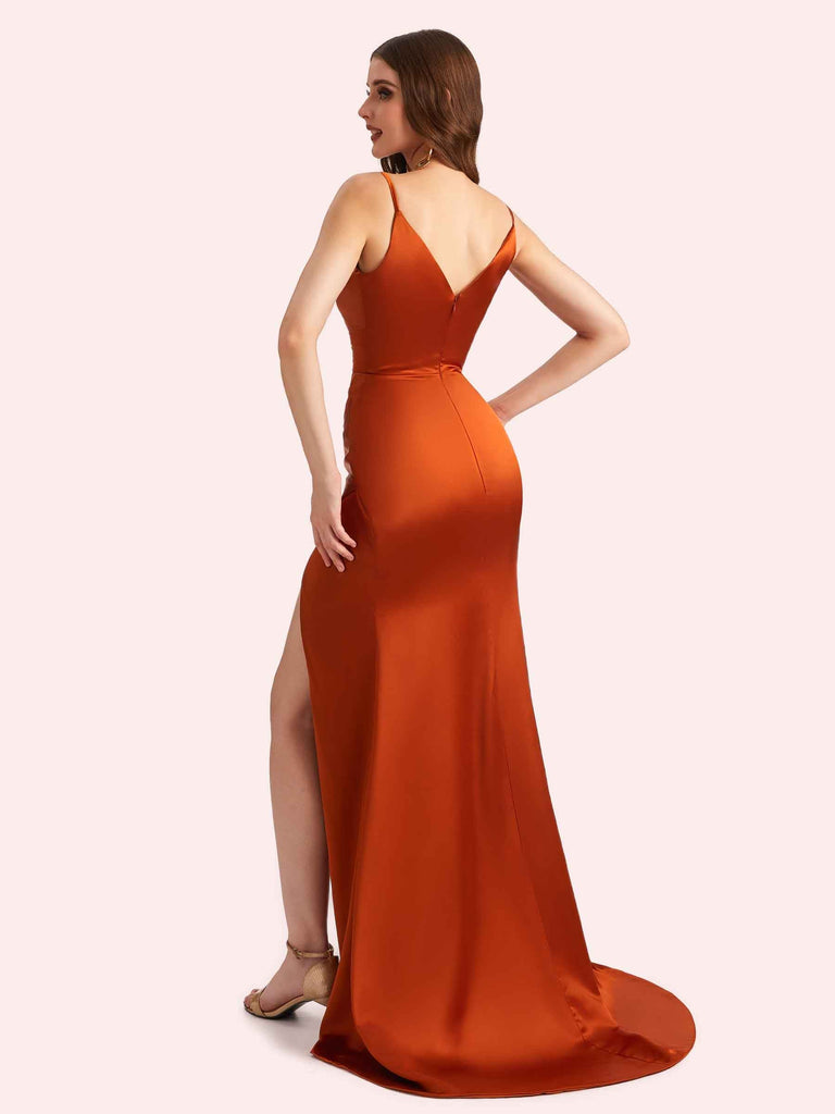 sexy dress straps side cut La Femme Corset-Back Sexy Long Formal Dress