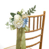 New Artificial Chair Back Flower Outdoor Wedding Banquet Decorative Flower Simulation Fresh Fake Flowers, CF17023