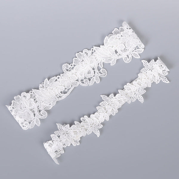 Bridal Wedding Garter/Bridal lace garter/Wedding accessories/  Elastic leg ring