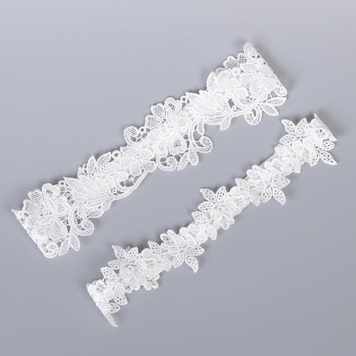 Bridal Wedding Garter/Bridal lace garter/Wedding accessories/  Elastic leg ring