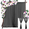 Simple Sheer Wedding Party Home Decoration Background Curtain,HCP14