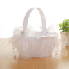 Lace Hanging Diamond Wedding Hand Basket Creative Wedding Flower Basket, HL-5641