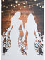 Wedding Girl Invitation Card Homosexuality Greeting Card Invitation Letter, HK-409