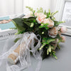 Wedding Flower For The Groom And Bride, Simulated Rose Wedding Bouquet, WF22