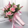 Wedding Flower For The Groom And Bride, Simulated Rose Wedding Bouquet, WF21