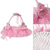 Lace Fabric Wedding Flower Basket, Flower Girl, Flower Basket Bridesmaid Hand Basket, HL-5625