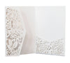 Creative European Festival Invitation, Hollow Out Wedding Greeting Card, HK-124