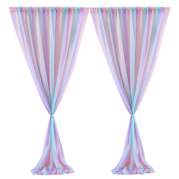 Outdoor Wedding Decoration Colorful Background Curtain, HCP27