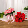 Wedding Flower For The Groom And Bride, Simulated Rose Wedding Bouquet, WF26