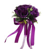 Wedding Flower For The Groom And Bride, Simulated Rose Wedding Bouquet, WF26