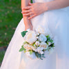 Wedding Flower For The Groom And Bride, Simulated Peony Wedding Bouquet, WF16
