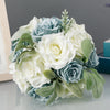 Wedding Flower For The Groom And Bride, Simulated Rose Wedding Bouquet, WF28