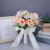 Wedding Flower For The Groom And Bride, Simulated Rose Wedding Bouquet, WF19