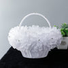 Wedding Flower Basket Pure White Flower Flower Girl Flower Basket, HL-5726