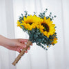 Wedding Flower For The Groom And Bride, Simulated Sunflower Wedding Bouquet, WF12
