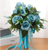 Wedding Flower For The Groom And Bride, Simulated Rose Wedding Bouquet, WF21