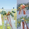 New Outdoor Forest Chair Back Flower Wedding Simple Leaning Back Flowers, CF17035