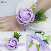 New Rose Corsage Wedding Men Groomsmen Brooch Outdoor Party Decoration, CG6688