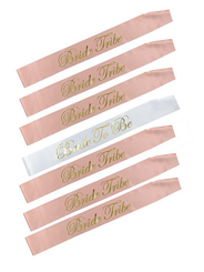 Bachelorette pre-wedding bachelor night party bride to be sash